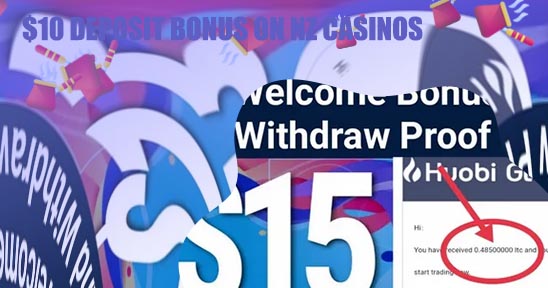 10 deposit welcome bonus