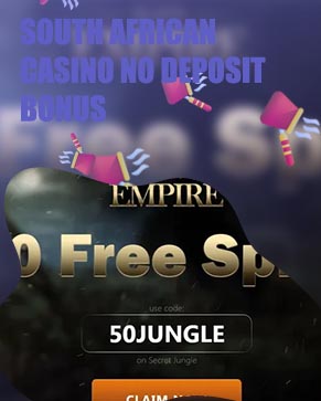 Casino bonus codes South African