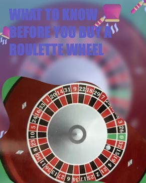 Used roulette wheel for sale
