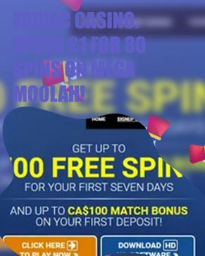 Zodiac casino free spins